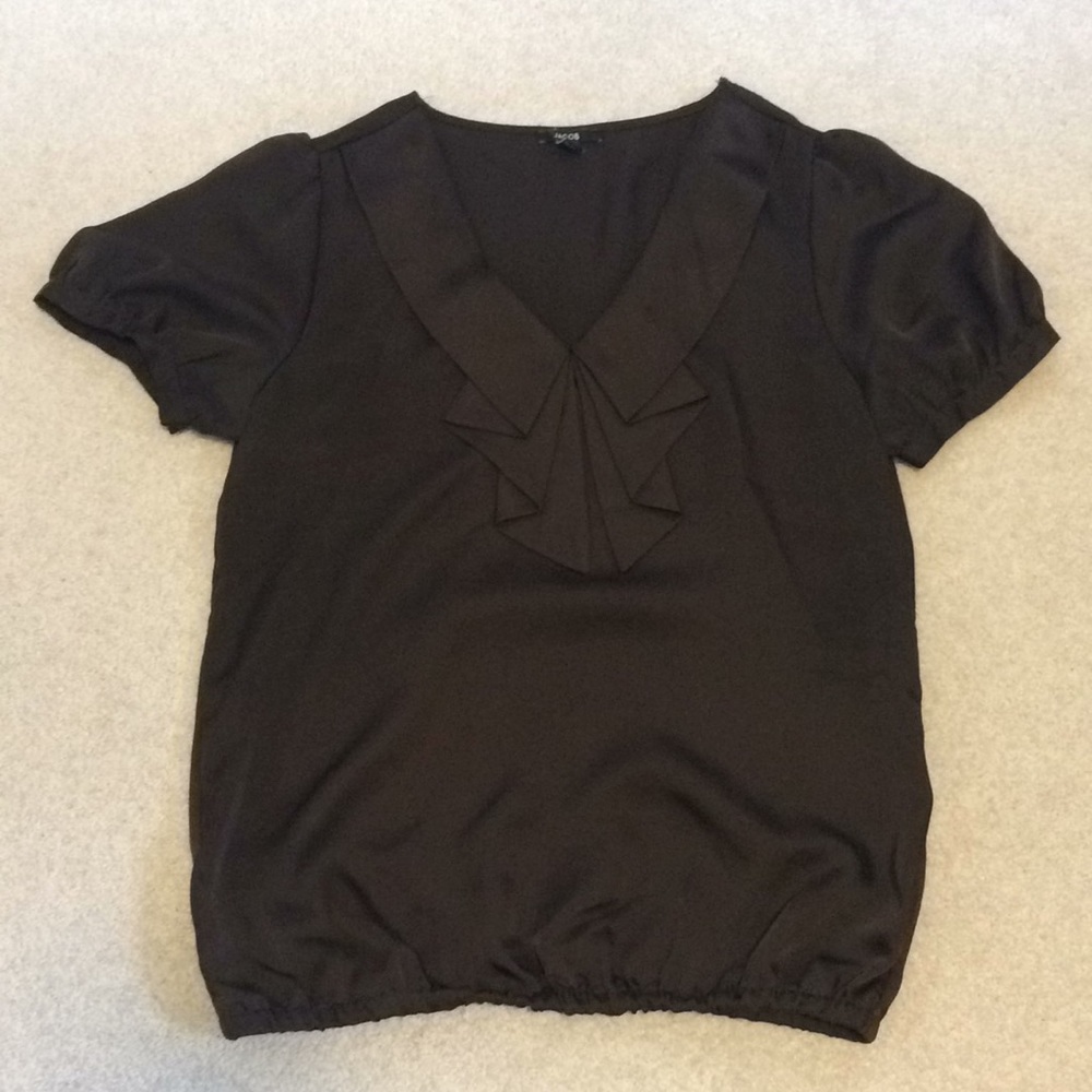 Jacob Chocolate Brown Blouse Size S EUC